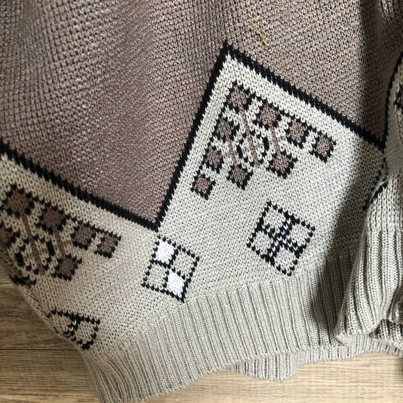 Vintage Porto Bello Southwestern Aztec Cardigan Medium - Picture 5 of 12